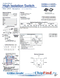 Datasheet SWMA-2-50DR manufacturer Mini-Circuits